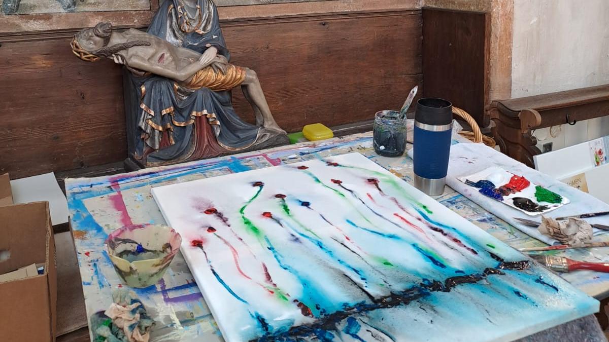 Kunst entsteht im Angesicht von Kunst.