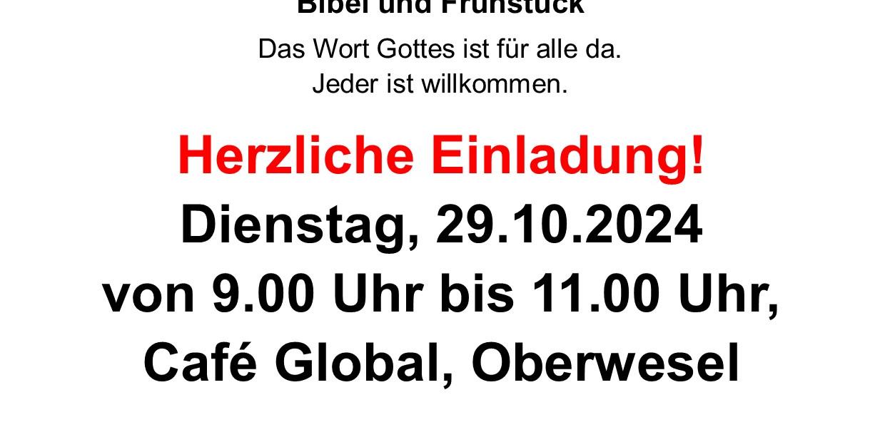 Bibel und Frühstück 27.10.2024 Oberwesel Neu